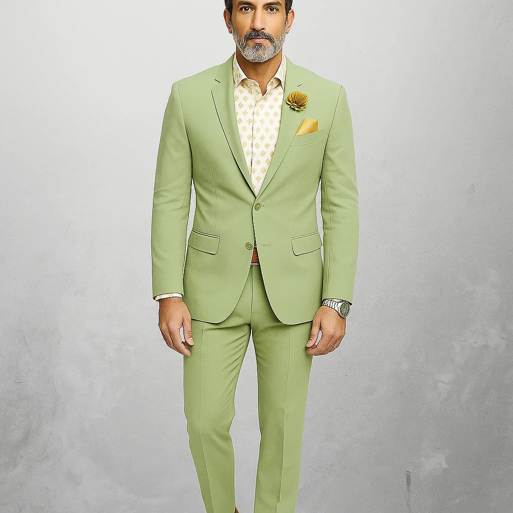 Sage Green Tuxedo And Wedding Suits