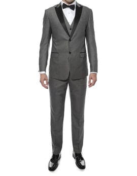 Mens Groomsmens Suits Grey
