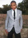 Mens Groom & Grey Groomsmen Suits