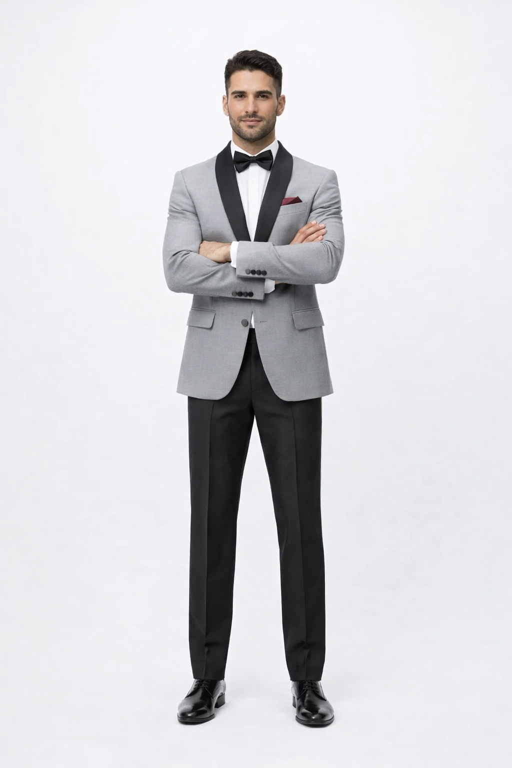 Grey Groom Suit - Mens Gray Wedding Suit