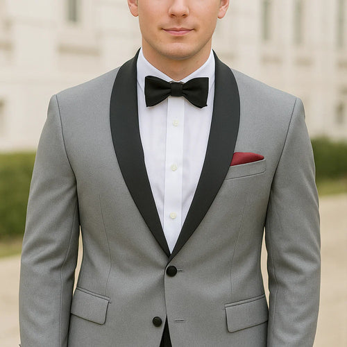 Grey Groom Suit - Mens Gray Wedding Suit