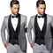 Mens Suit - Grey Groomsmen Suits