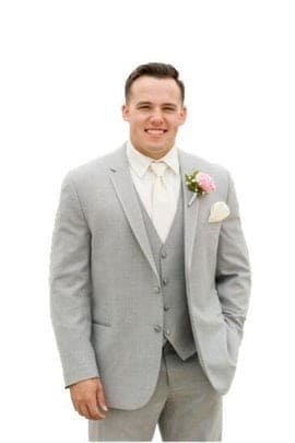 Mens Grey Groomsmen Suits