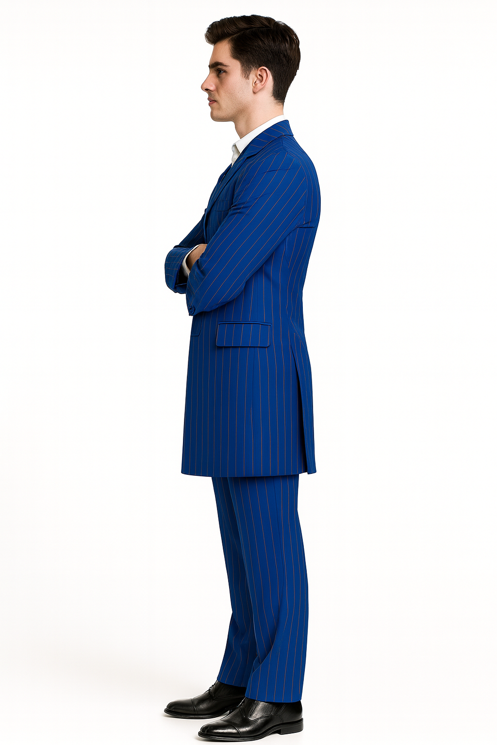 Royal Blue Groomsmen Zoot Suits