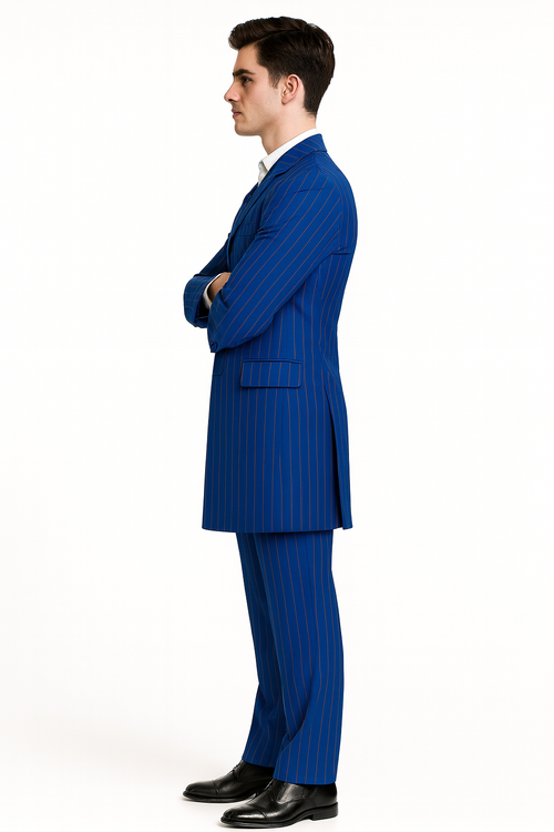 Royal Blue Groomsmen Zoot Suits