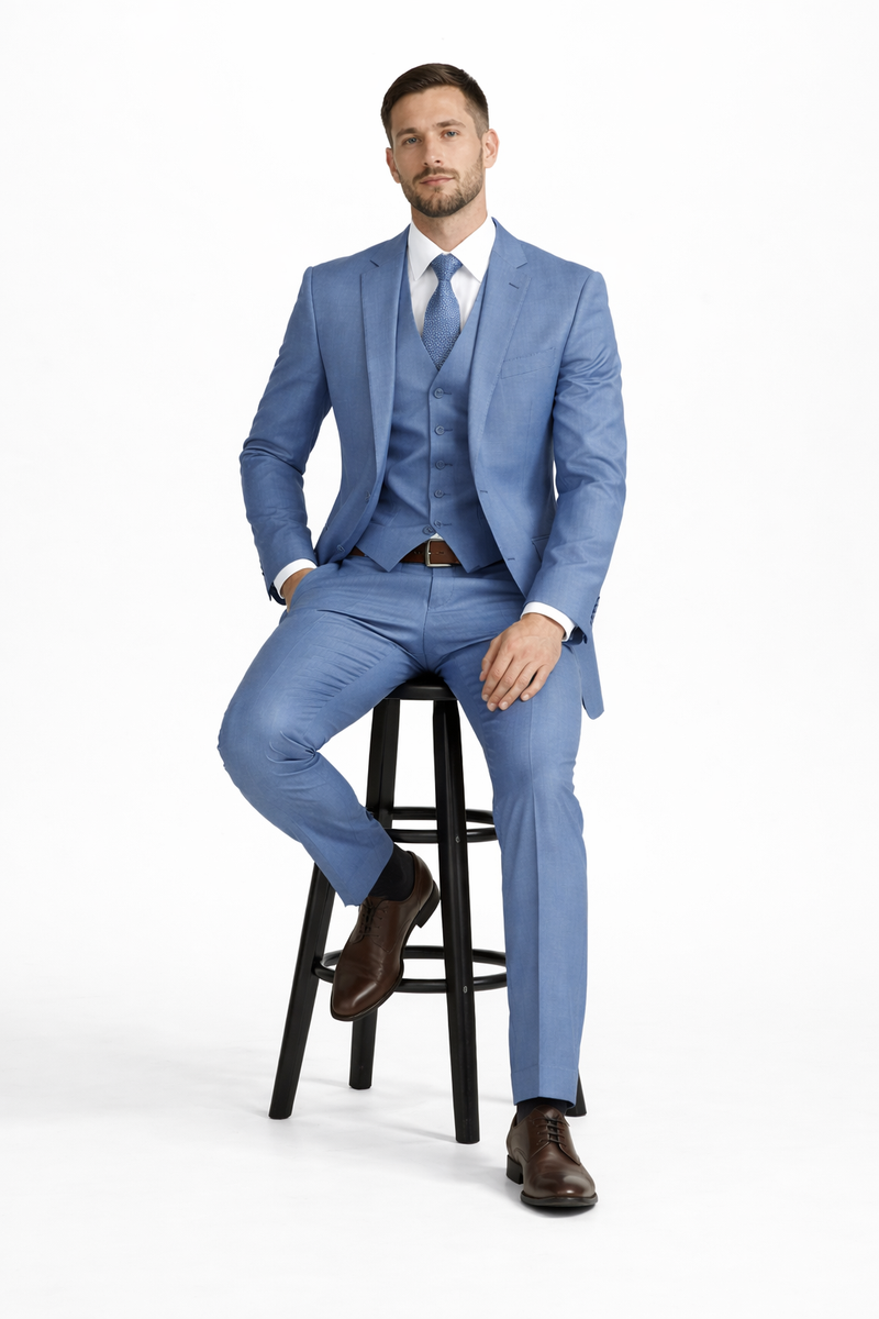 Groomsmen Suits Dusty Blue