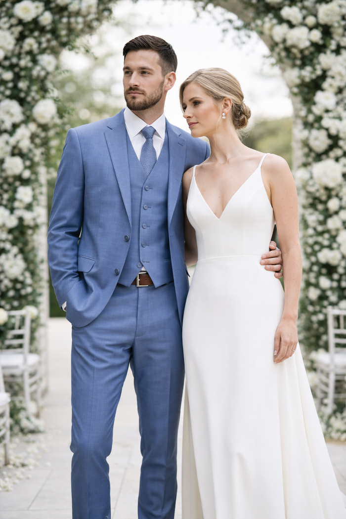 Groomsmen Suits Dusty Blue