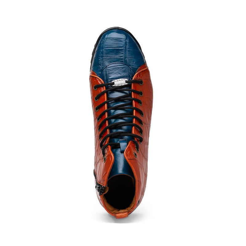 Marco Di Milano Hermond Alligator Boots Blue