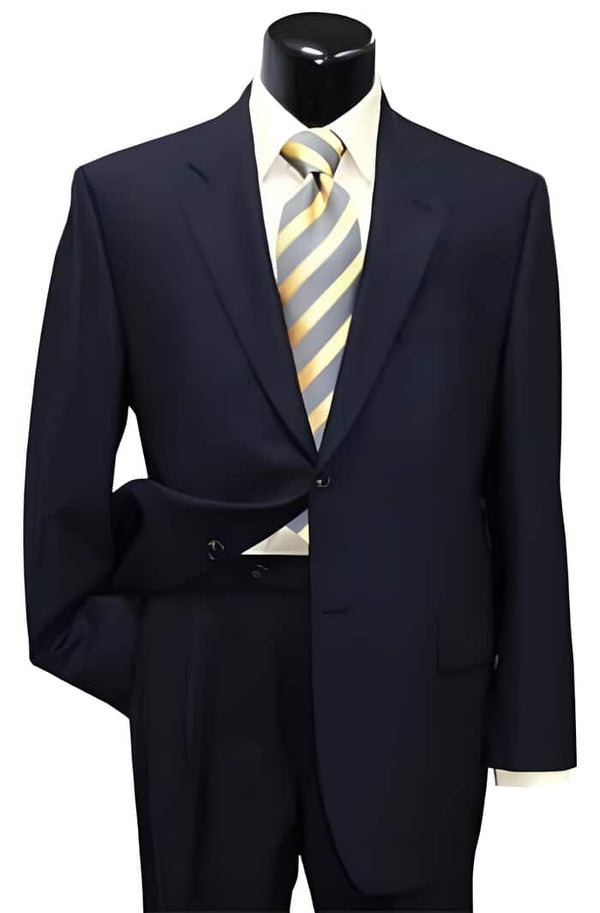 Mens Blue Wool Suit   - Any Brand Style Size