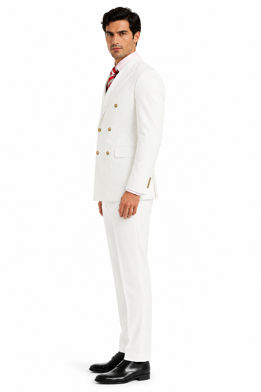 High Quality Designer Casual Cheap Priced Fashion Blazer Dress Jacket Off White Men's Double Breasted Suits Jacket Blazer With Peak Lapels
