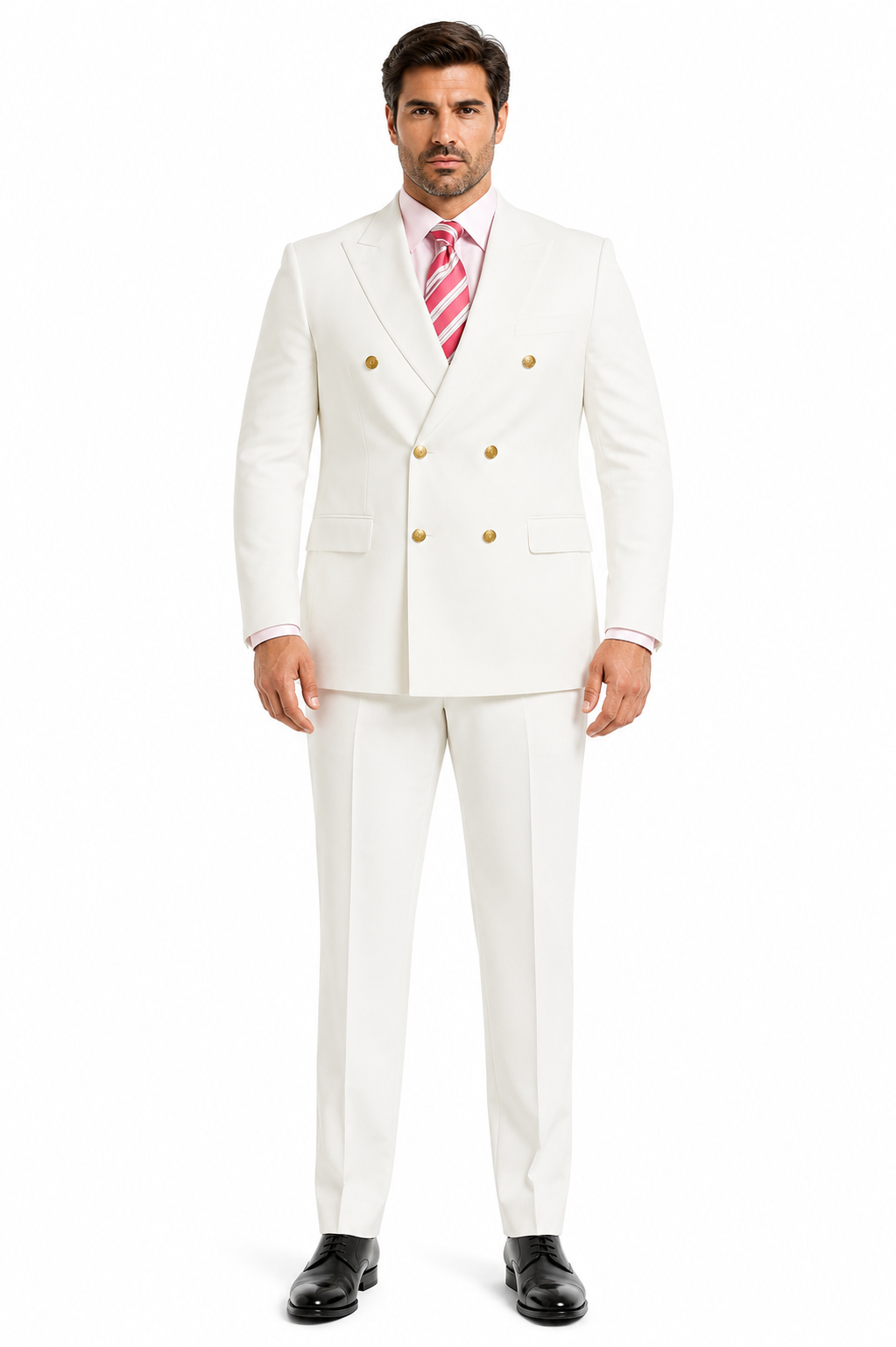 High Quality Designer Casual Cheap Priced Fashion Blazer Dress Jacket Off White Men's Double Breasted Suits Jacket Blazer With Peak Lapels