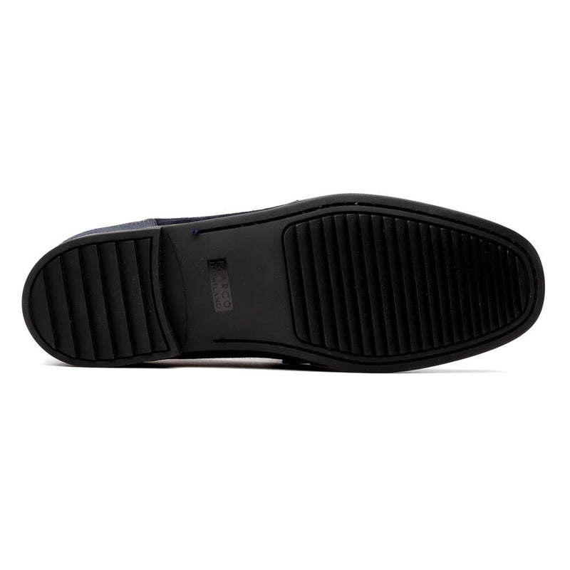 Marco Di Milano Hugo Navy Suede Luxury Loafer