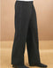 Mens Flat Front Modern Fit Tuxedo Pant in Black