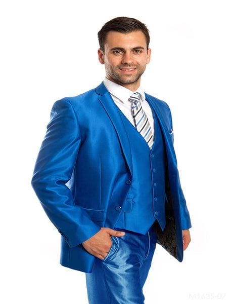 Royal Blue Suit - AlbertoNardoniStore