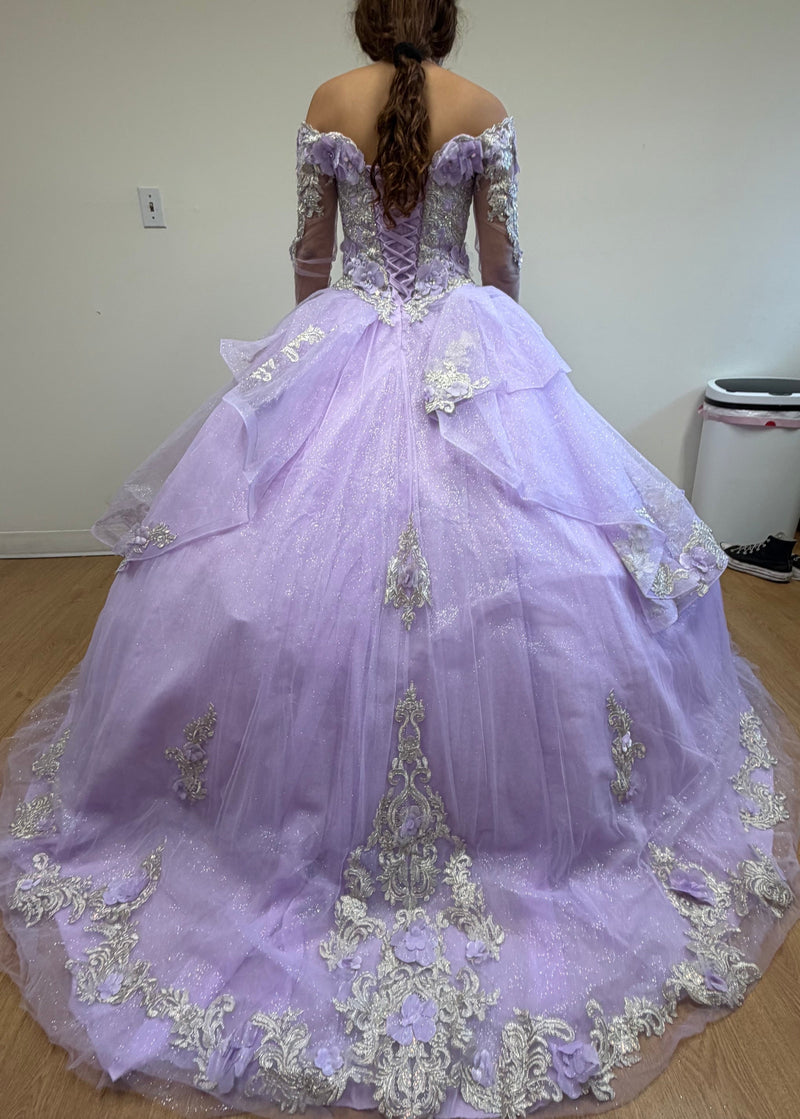 Layla K LK189 Off Shoulder Corset Quinceanera Ball Gown