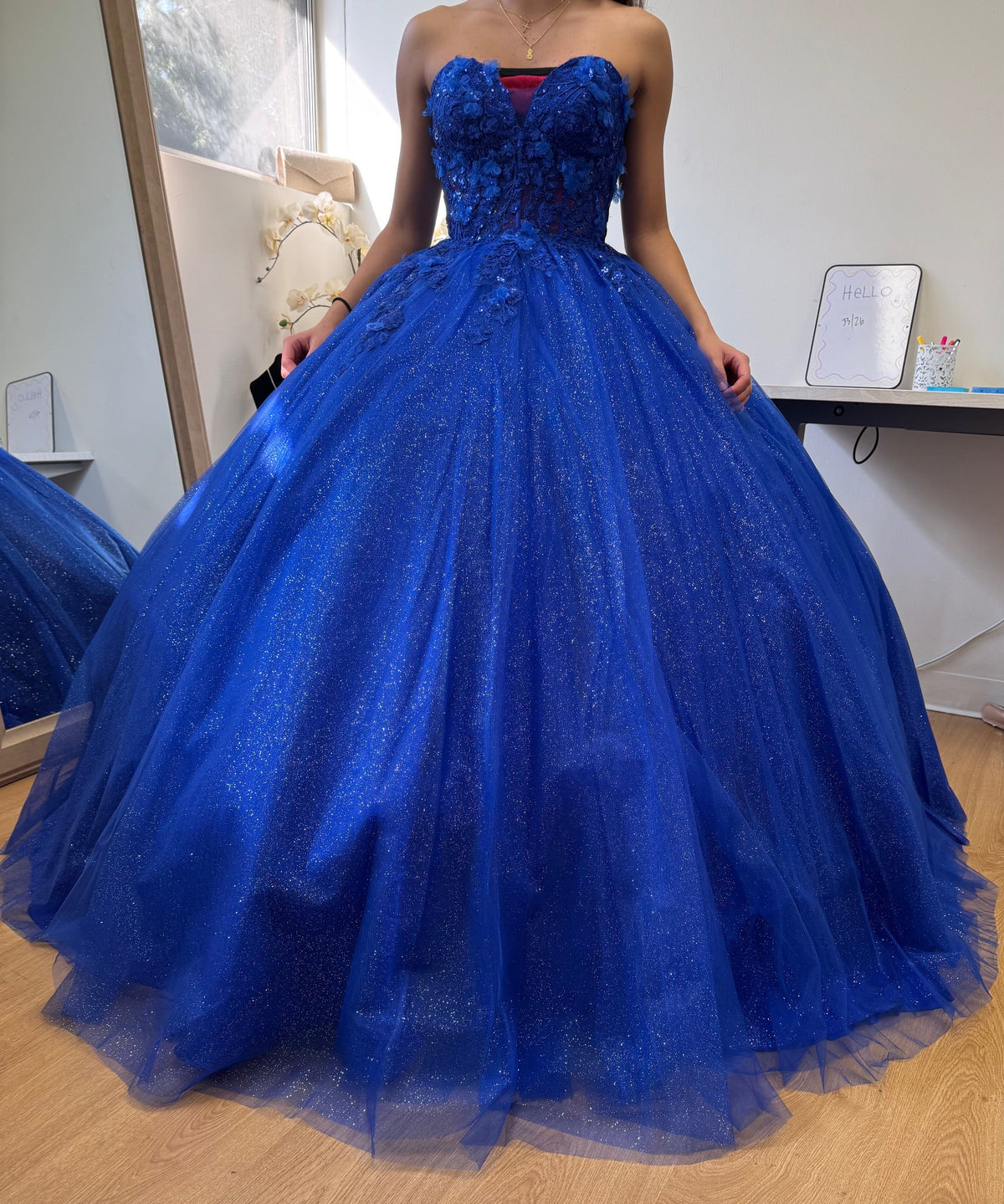 Quinceanera Gown Sweetheart Corset Back Gala Dress By Layla K LK243