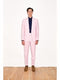 Mens Pink Linen Suit