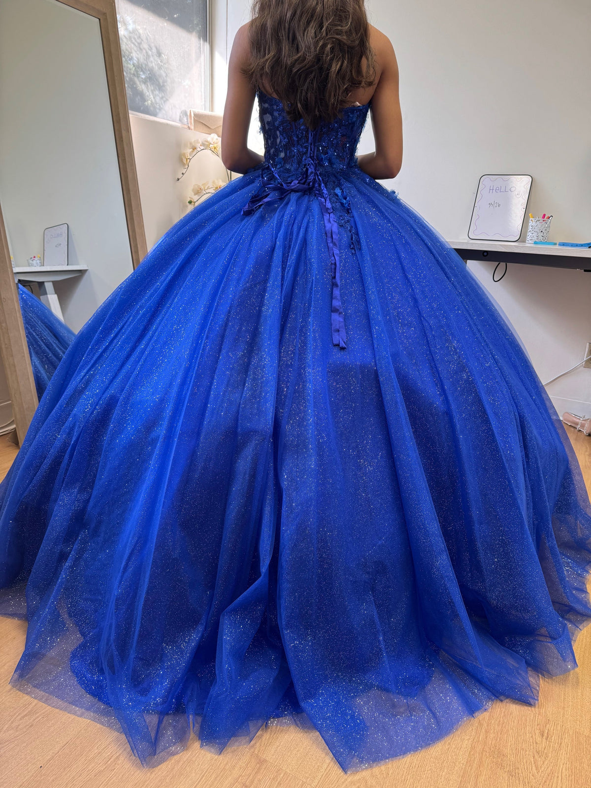 Quinceanera Gown Sweetheart Corset Back Gala Dress By Layla K LK243