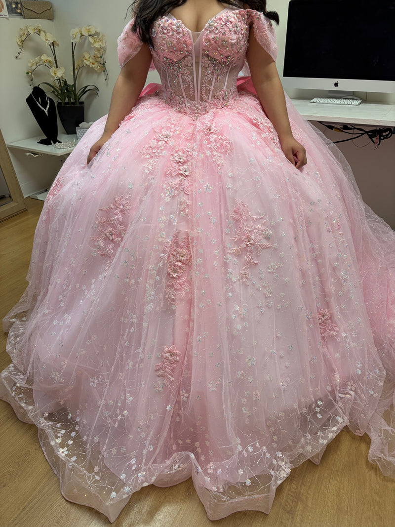 Prom Dress Sweetheart Off The Shoulder Ball Gown By Layla K LK273
