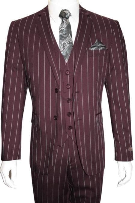 Mens Dark Burgundy Coat