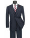 3 Piece Plaid Suit -Blue Mens Plaid Suit