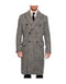 Mens Overcoat -Mens Long Wool Topcoats- Topcoat For Men-Mens Double breasted Overcoat - "Light Gray" Double breasted Coat