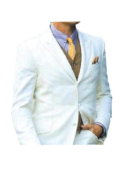 Men’s Off White Great Gatsby Suit, Leonardo DiCaprio Inspired 1920s Wedding Prom Dress Suit
