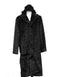 Mens Overcoat -Mens Long Wool Topcoats- Topcoat For Men-Men's Long Length Faux Fur Coat Full Length Overcoat ~ Long Men's Dress Topcoat - Winter Coat + Matching Hat Black