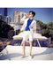 Mens Walking White Suit - Leisure Suits For Men