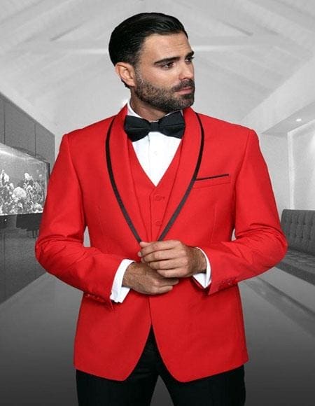 valentine blazer - valentines day Tuxedo - Red Tuxedo