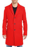 Mens Peacoat Peacoat For Men Big And Tall Designer Men's Wool Men's Peacoat Sale ~ Winter Coats Wool Fabric - AlbertoNardoniStore