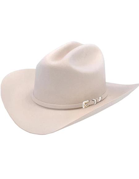 Wool Felt Lana Los Altos Hats-Valentin Style Cowboy Hat 4x Available Silver Belly Los Altos Hats