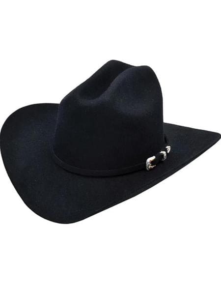 Wool Felt Lana Los Altos Hats-Valentin Style Cowboy Hat 4x AvailableLos Black Altos Hats