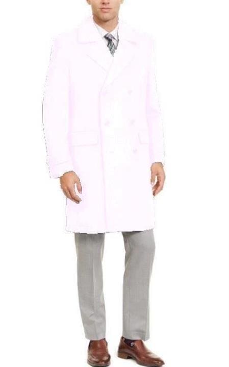 Double Breasted Three Quarter Overcoat And Cashmere Peacoat - Topcoat By Alberto Nardoni - AlbertoNardoniStore