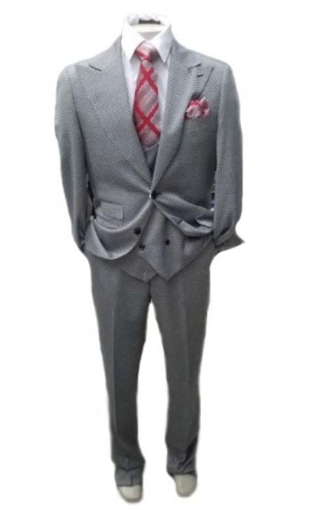 Rossiman Men's Dress Suit Timeless Classic Formal Suit for Men