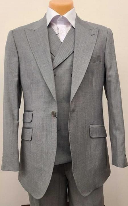 Italian Suit For Men Wide Lapel Suit