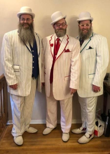 Holiday Suit - Christmas Suit - Christmas Blazer White And Red - Navy Blue - Turquoise Pinstripe Tuxedo - Zoot Suit Fashion Tuxedo