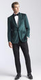 Mens Green Velvet Blazer