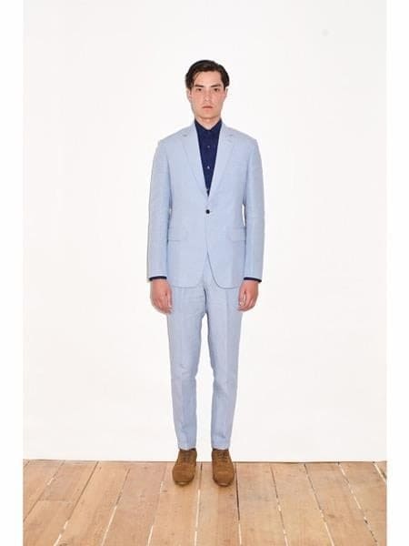 Mens Big and Tall linen Suit -Sky Blue Suit