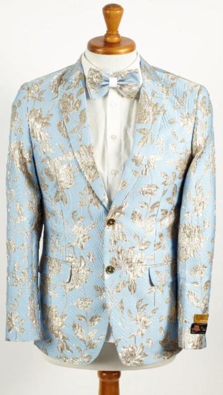 Light Blue Tuxedo - Blue Wedding tuxedo