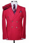 Mens Double Breasted Blazer - Red Double Breasted Sport Coat