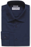 Cheap Mens Dress Shirt Navy Discounted Affordable Shirt  $35 - AlbertoNardoniStore