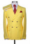 Mens Yellow Tuxedo Suit Plus Pants