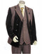 Dark Brown Tuxedo - Brown Wedding Suit - AlbertoNardoniStore