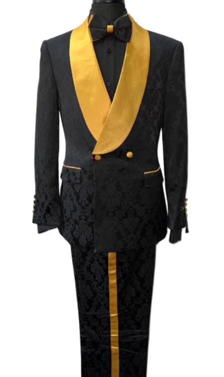 Gold and Black Suit - Black and Gold Prom Suits Jacket