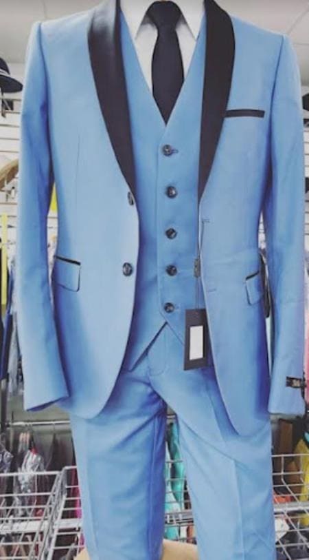 Light Blue Tuxedo - Blue Wedding tuxedo