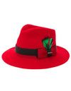 Mens Hat in Red and Black
