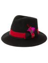 Mens Hat in Black and Red