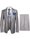 Men's Gray Slim Fit 3-Piece Suit by Rossiman – With Vest & Tailored Trousers