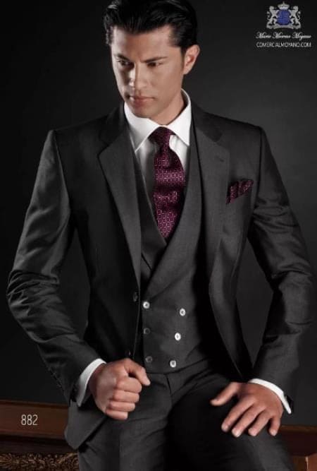 Men Italian Suits For Wide Lapel Suit